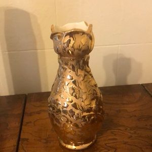 Vinage 24k made in USA Vase